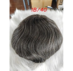 #1B mix 40% Grey Hair