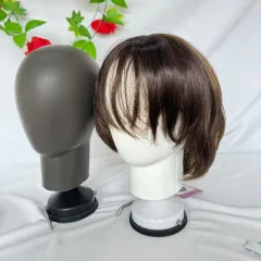 Black or White Mannequin Head Head Model with Suction Cup Base Black or White For Display Hair Wigs High 33cm Head Circumference 53cm High