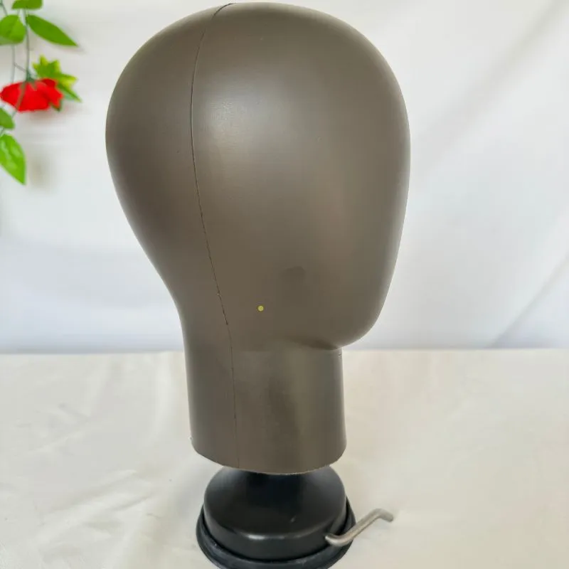 Black or White Mannequin Head Head Model with Suction Cup Base Black or White For Display Hair Wigs High 33cm Head Circumference 53cm High