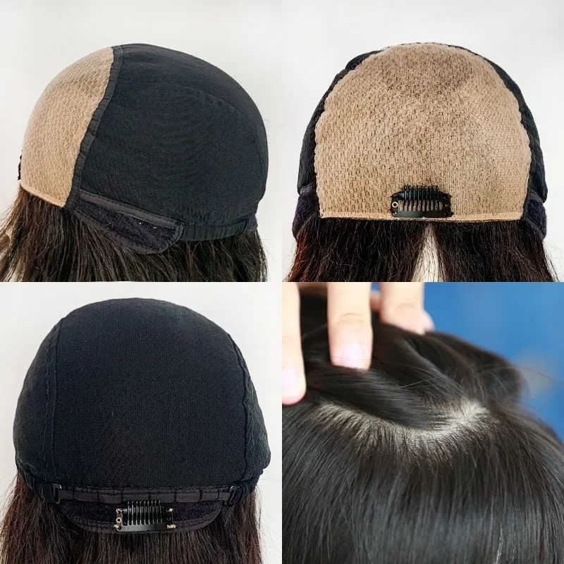 12A 5x5 D Style Silk Skin Base Wig for Women Wigs 100% Top Human Hair Wigs Glueless Dark Brown Wigs Clip In 33CM-50 CM
