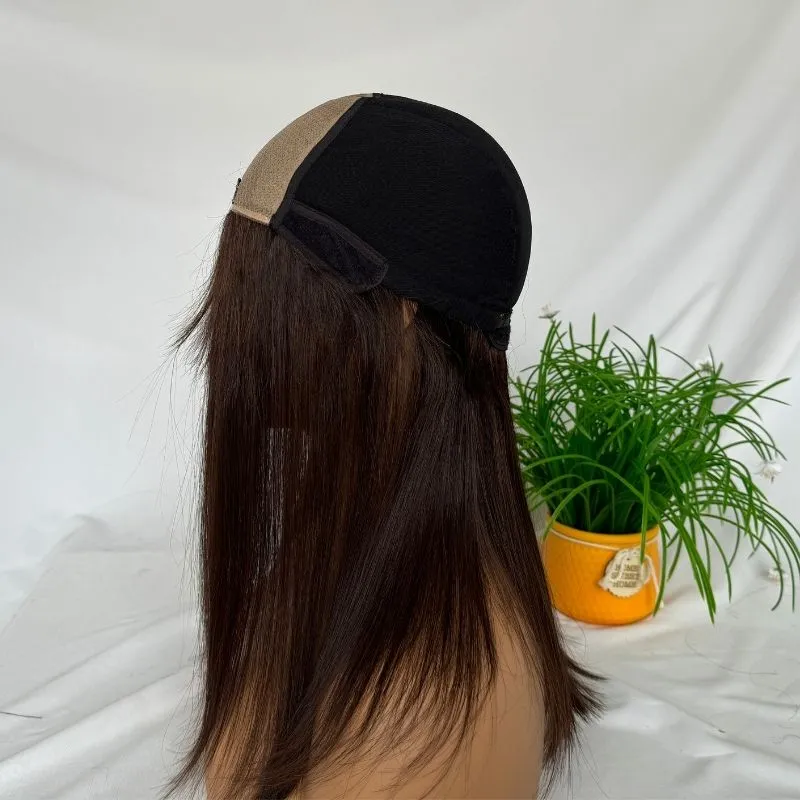 12A 5x5 D Style Silk Skin Base Wig for Women Wigs 100% Top Human Hair Wigs Glueless Dark Brown Wigs Clip In 33CM-50 CM
