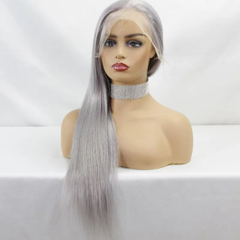 Eseewigs Full  Lace Wigs  60# Colored Wig 100% European Human Hair Straight Human Hair Wigs For Women Blonde Wig Transparent HD Lace Wigs