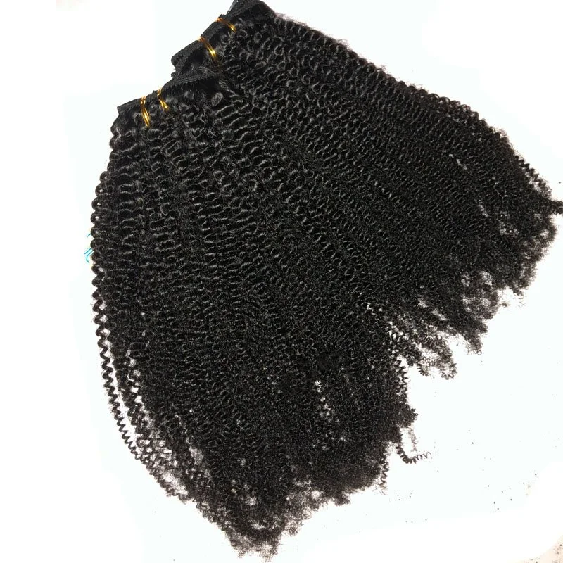 Grade 12A Virgin Hair Extension Kinky Curly Wholesale, Raw Mongolian Kinky Curly Human Hair No Tangle No Shedding