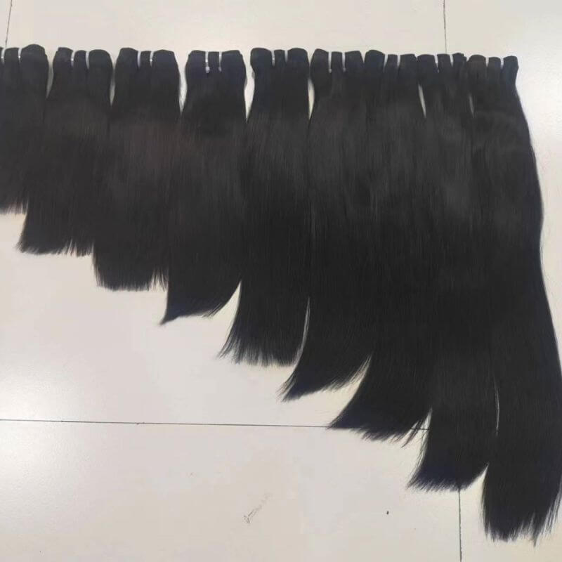 12A Grade Raw Double Drawn Yaki Cambodian Virgin Human Hair Bundles Sew in Extensions Natural Black Double Weft 100% Natural Cuticle Aligned Unprocessed Hair
