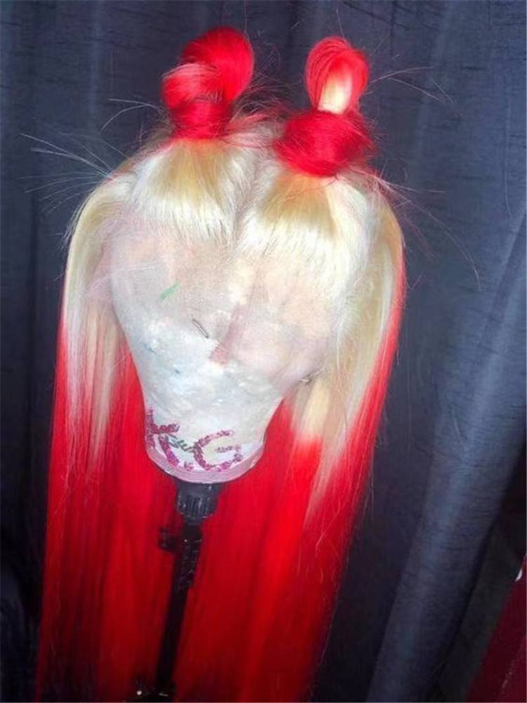 Human Virgin Hair Pre Plucked Lace Front Wig