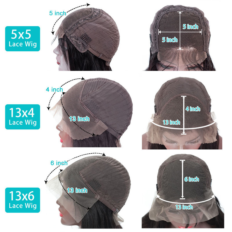 Body Wave HD Lace Front Wigs  5x5 Closure Wigs Human Hair Wigs Skin Melt HD Lace Wigs 10A Brazilian Human Hair Wigs