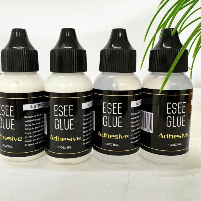 Wig White Glue Waterproof Glue Strong Hold Lace Wig Glue for Installing Wig or Toupee Blue Label Adhesives 10pcs/lot