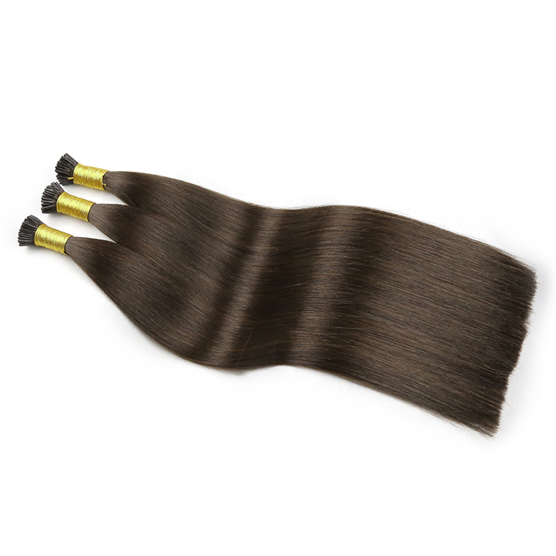 2#Color 15A I-tip Hiair Extrnsion Luxury Hair Brazilian Bone Straight Virgin Human Hair Extension