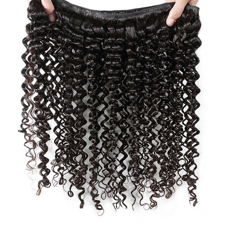 100% Brazilian Human Hair Bundles With 13X4 Deep Wave Lace Frontal Closures Hair Weave Bundles Extensions