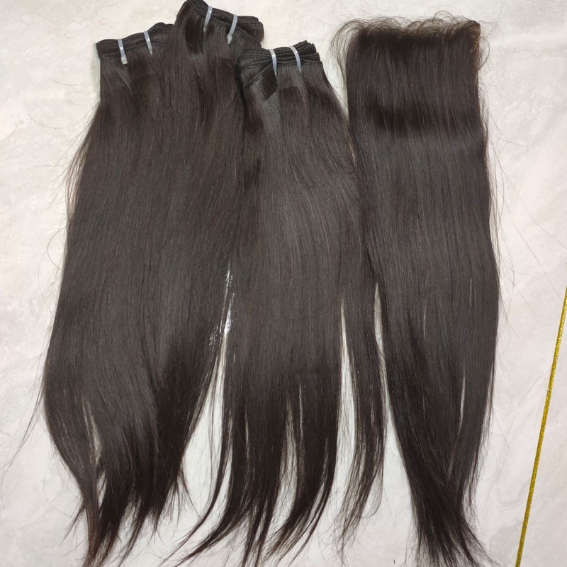 Fuller 12A Raw Cambodian Hair Unprocessed Straight Hair Natural Color Straight Human Hair Weave Bundles No Tangle No Shedding