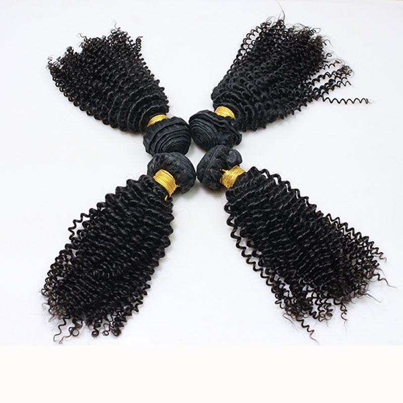 Brazilian Human Hair Weave 3B3C Kinky Curly Extensions 3 Bundles 28inch
