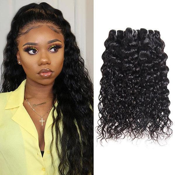 Eseewigs Hair Malaysian Water Wave 3 Bundles Virgin Human Hair