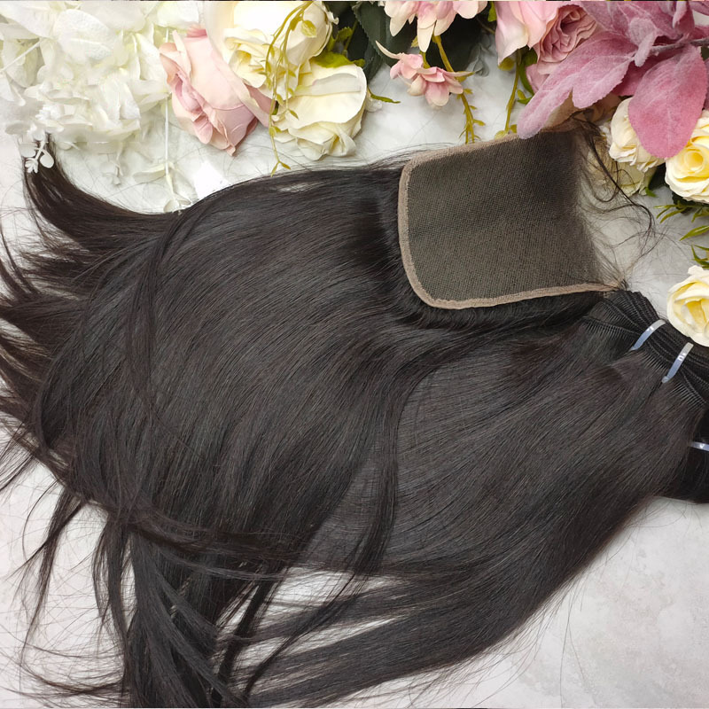 Fuller 12A Raw Cambodian Hair Unprocessed Straight Hair Natural Color Straight Human Hair Weave Bundles No Tangle No Shedding