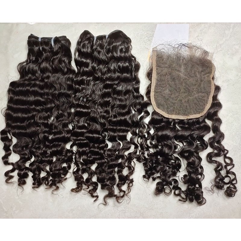 Burmese Curly Hair Vendor Wholesale Raw Unprocessed Burmese Deep Curly Weave Bundle 8"-30" Natural Color Grade 12A