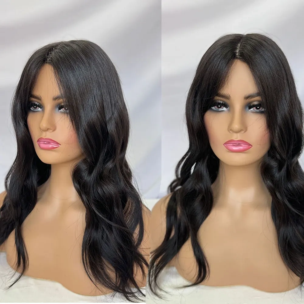12A Grade Silk Base Full Lace Human Hair Wigs for Women Loose Wavy Virgin Human Hair Wavy Light Skin Scalp 5x5 Silk Base Top Wig