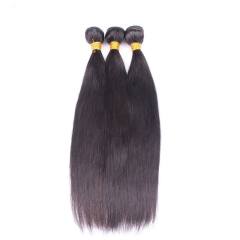 Silk Straight Human Hair Extensions Weave 3 Bundles