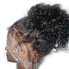 Curly Full Lace Human Hair Wig, Pre-Plucked, Baby Hair, 150% Density