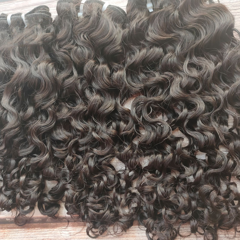 Unprocessed Human Hair Cuticle Aligned Cambodian Loose Deep Wave Hair Blonde Color