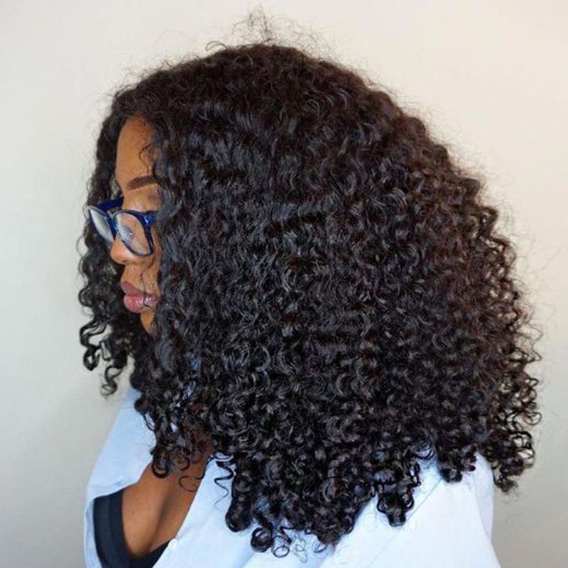 Cambodian Hair, Cambodian Soft Kinky Curly Human Hair Bundles 8-30 Inch