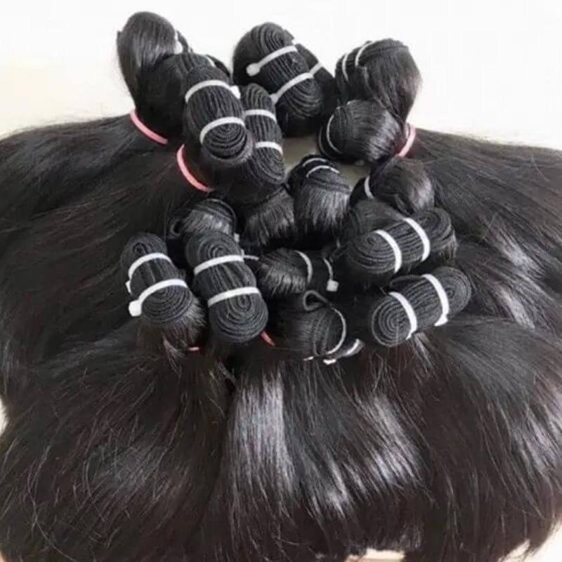 Super 12A Grade Double Drawn Straight Human Hair Cuticle Aligned Virgin Hair Vendor Raw Vietnamese  Hair Bundles Virgin Hair Bundles Sew in Extensions