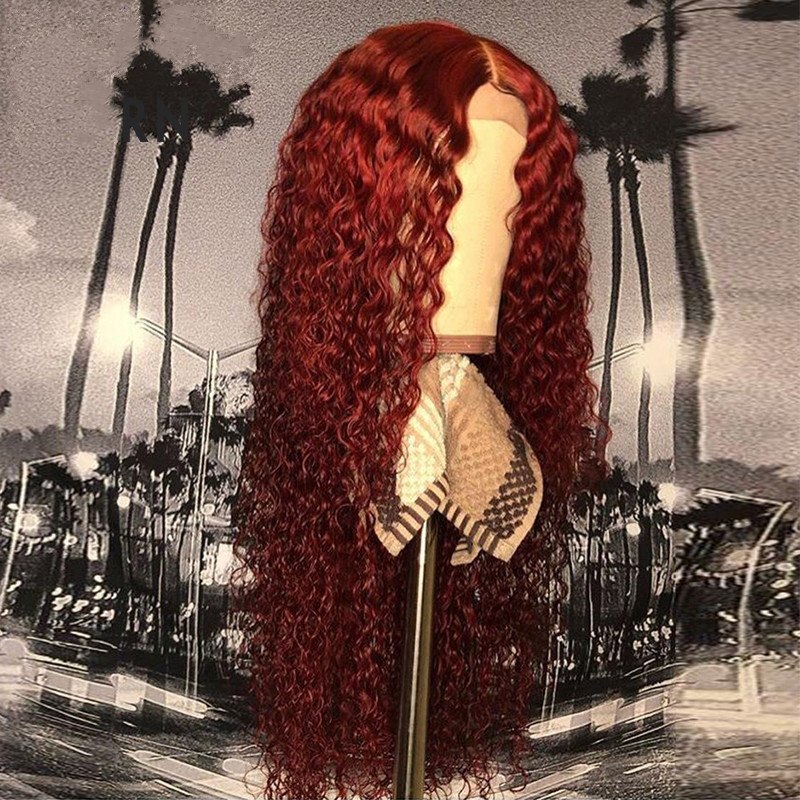 99J Curly Lace Front Human Hair Wig