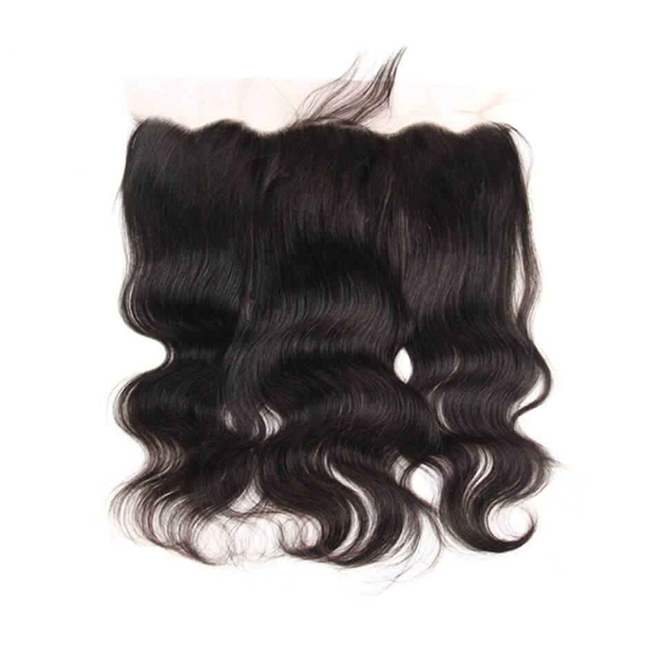 Body Wave Human Hair Bundles with 13x4 Lace Frontal, 3 Bundles