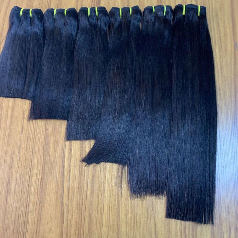 Super 12A Grade Double Drawn Straight Human Hair Cuticle Aligned Virgin Hair Vendor Raw Vietnamese  Hair Bundles Virgin Hair Bundles Sew in Extensions