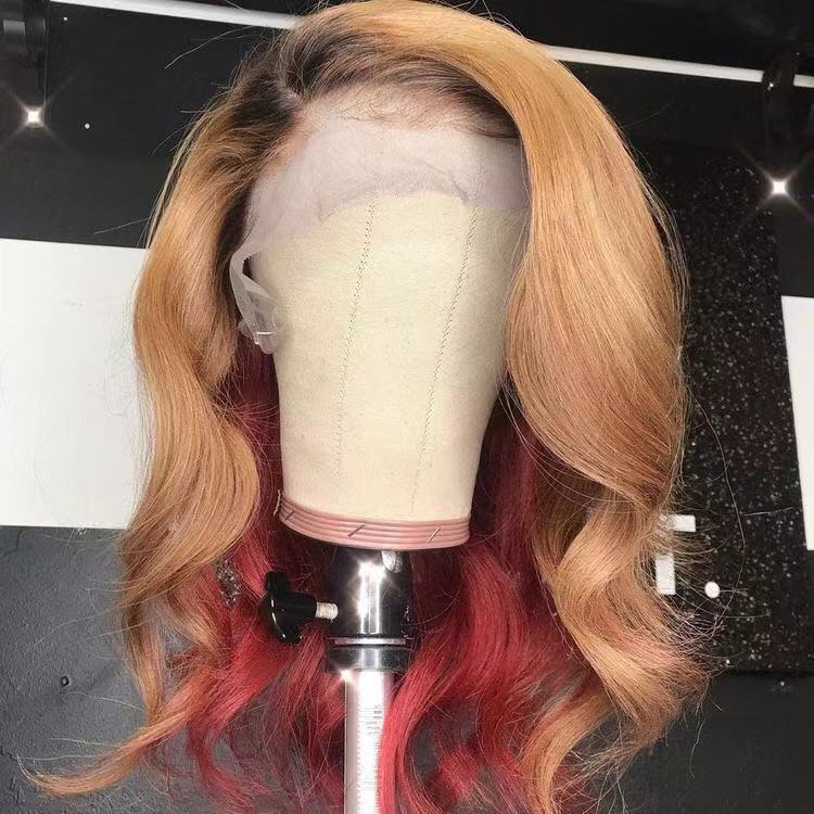 Human Virgin Hair Pre Plucked Lace Front Wig
