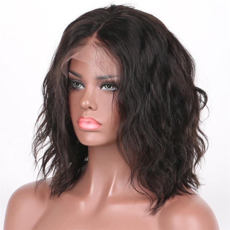 300% Density Lace Front Wigs Natural Wave  human Hair Wigs Malaysian Virgin Human Hair Glueless