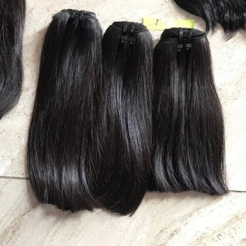 Super 12A Grade Double Drawn Straight Human Hair Cuticle Aligned Virgin Hair Vendor Raw Vietnamese  Hair Bundles Virgin Hair Bundles Sew in Extensions