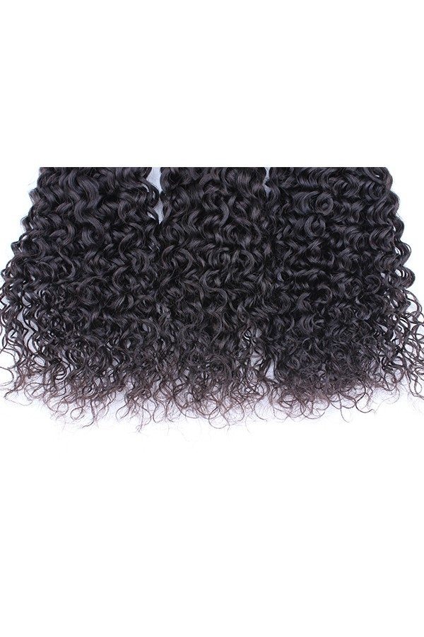 Brazilian Natural Color Human Hair Bundles, 3 Bundles