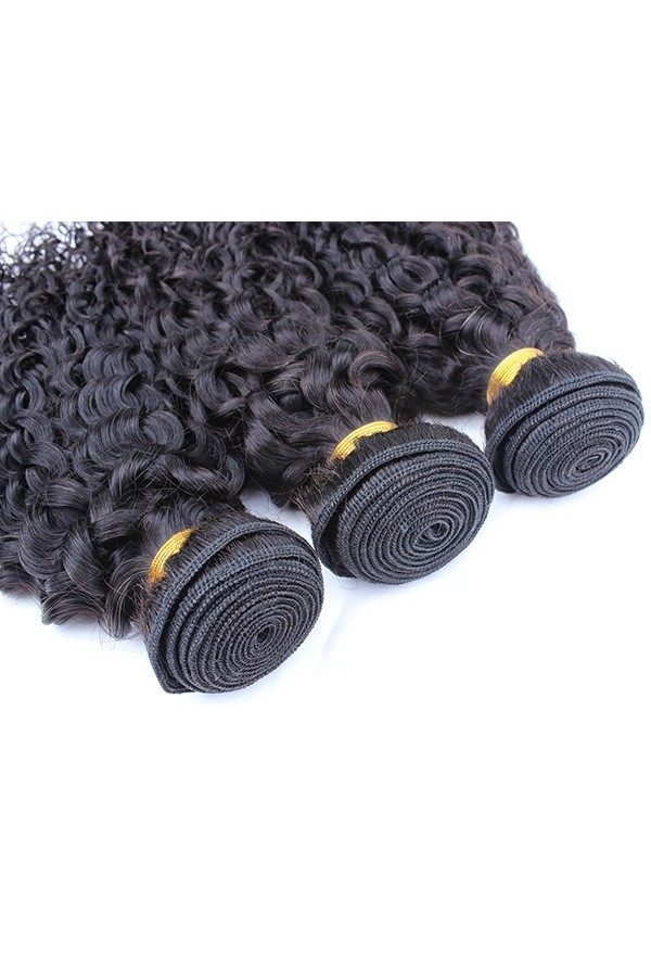 Brazilian Natural Color Human Hair Bundles, 3 Bundles