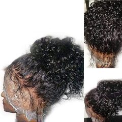 Brazilian Curly Lace Front Human Hair Wig, Glueless, Baby Hair