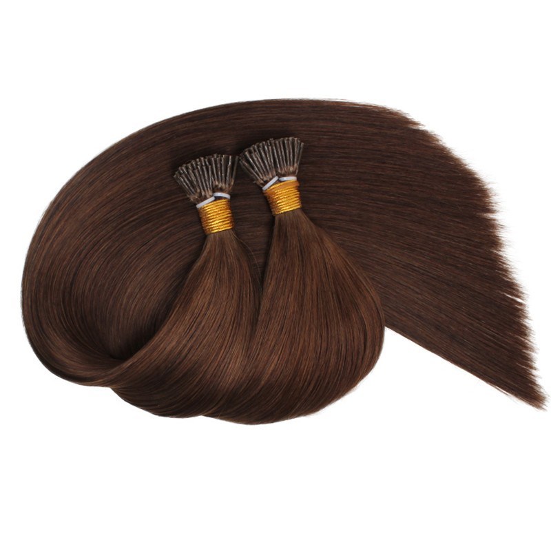 Wholesale Factory Price Remy 100% Raw Cuticle 18 20Inch Human Hair Pre-Bonded Kinky Brazilian Hair I-Tip
