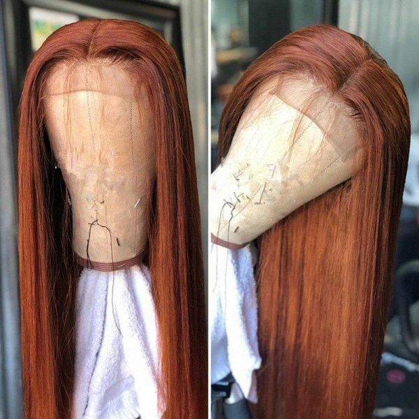 Human Virgin Hair Pre Plucked Lace Front Wig