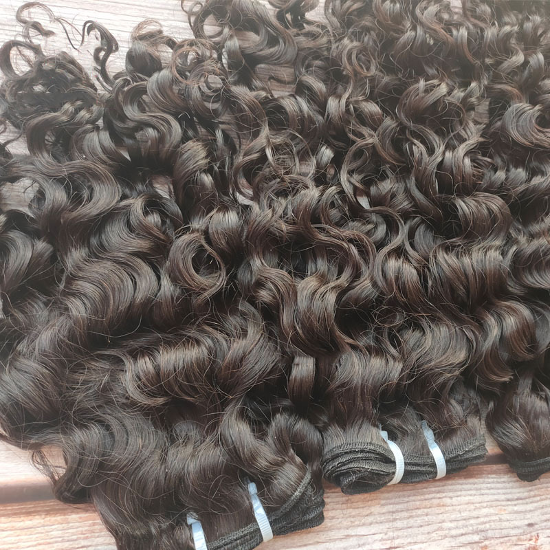 Unprocessed Human Hair Cuticle Aligned Cambodian Loose Deep Wave Hair Blonde Color