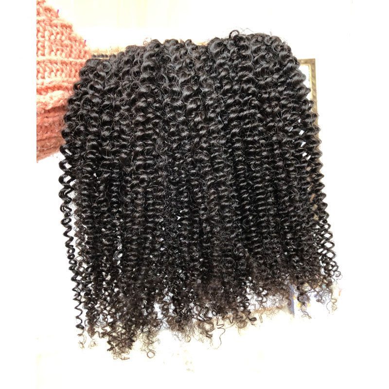 Mongolian Kinky Curly Human Hair Bundles, 8-40 Inch
