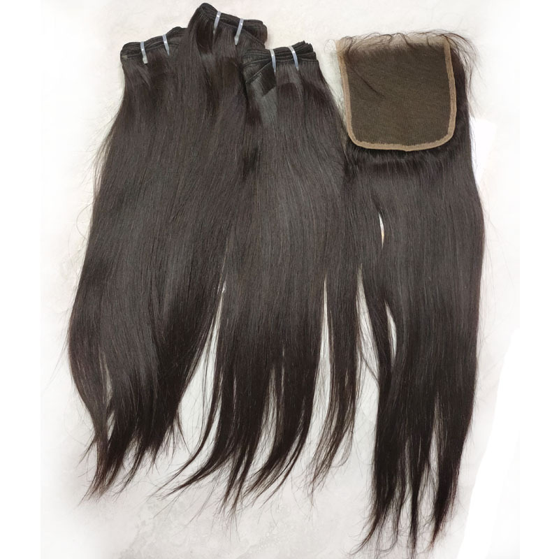 Cambodian Natural Color Straight Human Hair Bundles