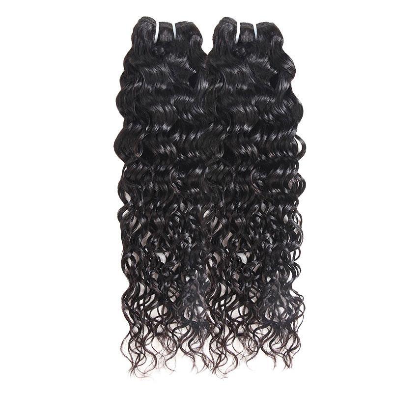 Malaysian Water Wave Human Hair Bundles, 4 Bundles