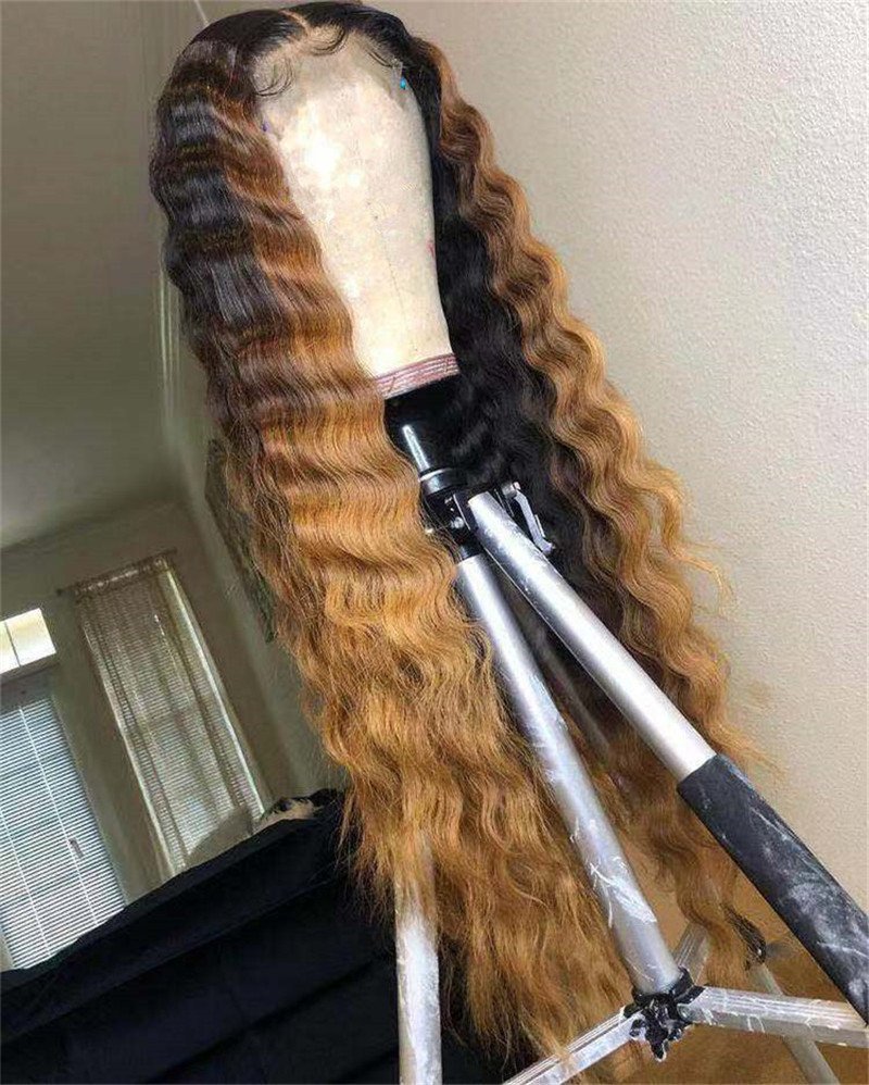 Human Virgin Hair Pre Plucked Lace Front Wig