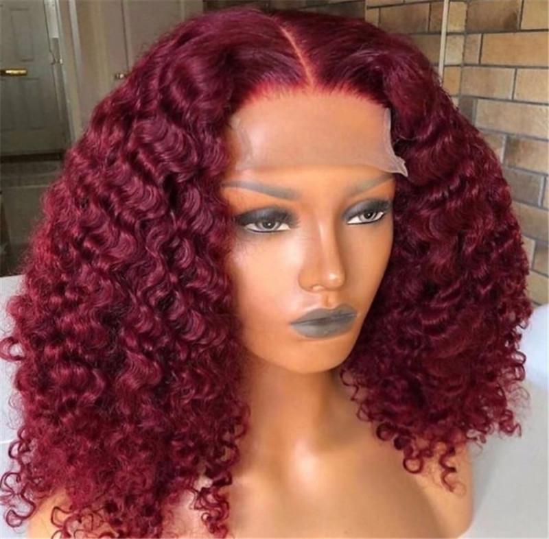 Human Virgin Hair Pre Plucked Lace Front Wig