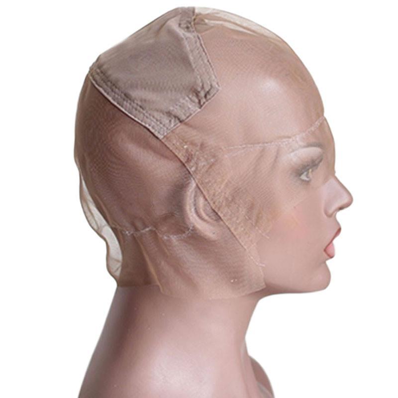 Full Lace Wig Cap For Making Wgis Brown Color High Quality
