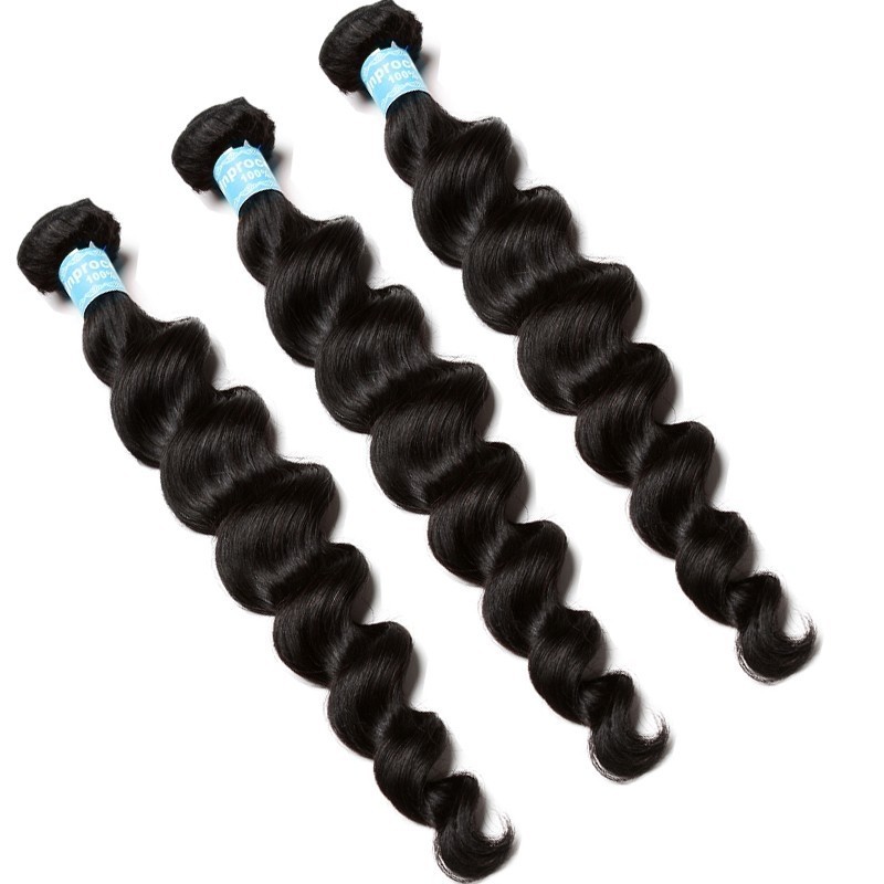 Brazilian Loose Wave Human Hair Bundles, 3 Bundles