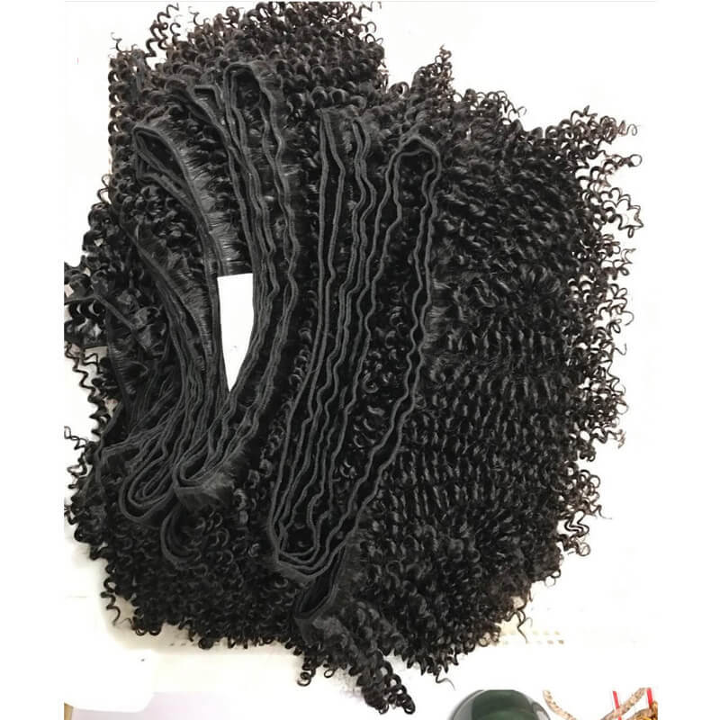Kinky Curly Human Hair Extensions, 8-40 Inch