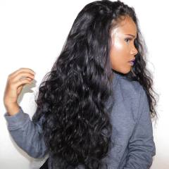 Lace Front Human Hair Wig, Pre-Plucked, Baby Hair, 300% Density