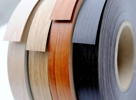 Scratch resistant PVC edge banding
