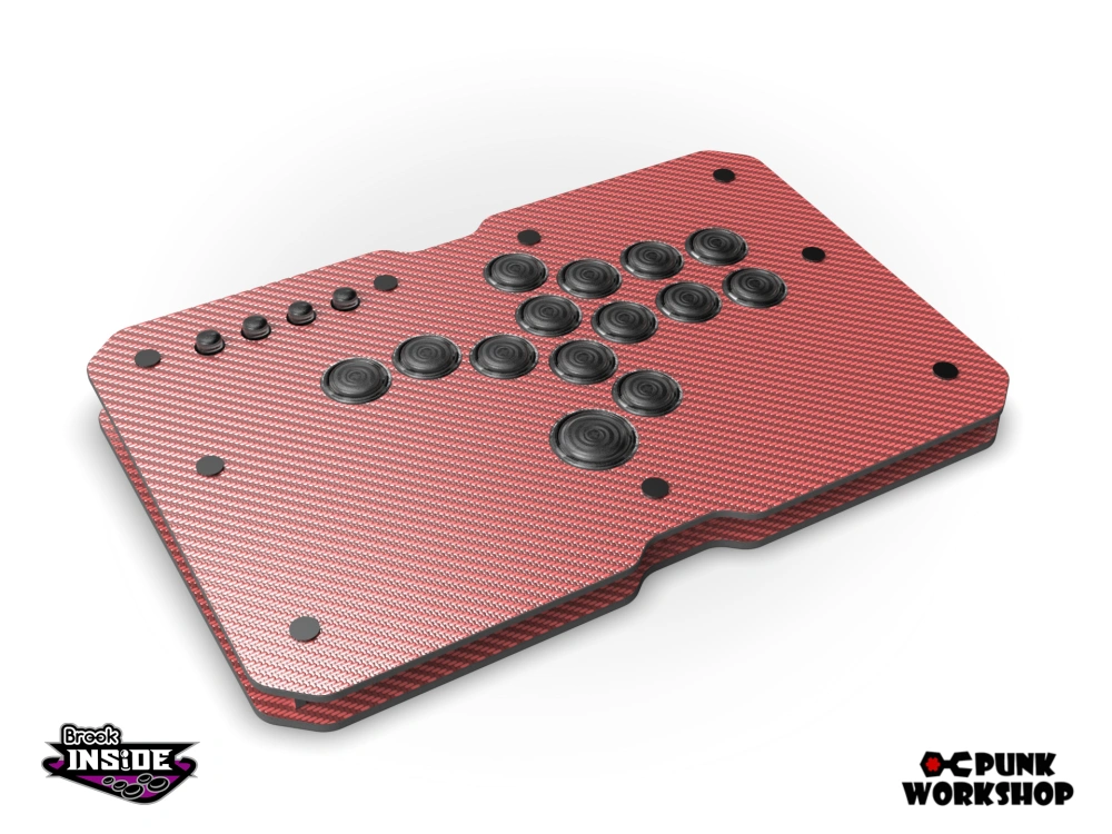 PUNK WORKSHOP MINI BOX 【Brook】 Brook PS5対応】MINI BOX レバーレスコントローラー (ボタンレイアウト