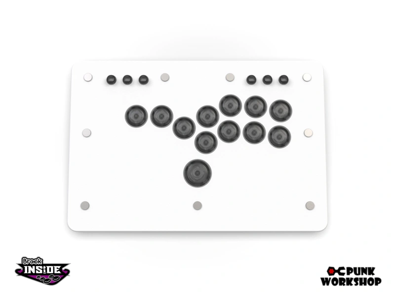 PUNK WORKSHOP MINI BOX 【Brook】 Punk Workshop Mini HitBox Controller With Brook Wingman FGC