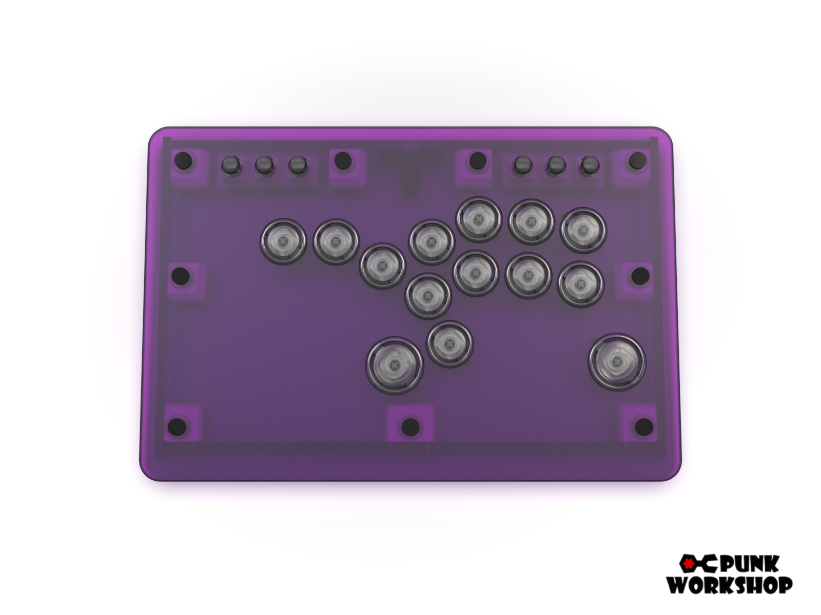 PUNK WORKSHOP MINI BOX 【Brook】 Punk Workshop Mini HitBox Controller With Brook Wingman FGC