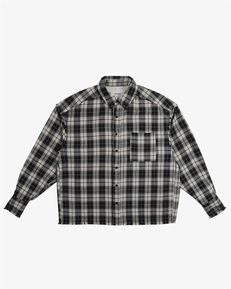 Handmade Tassel Flannel Shirt